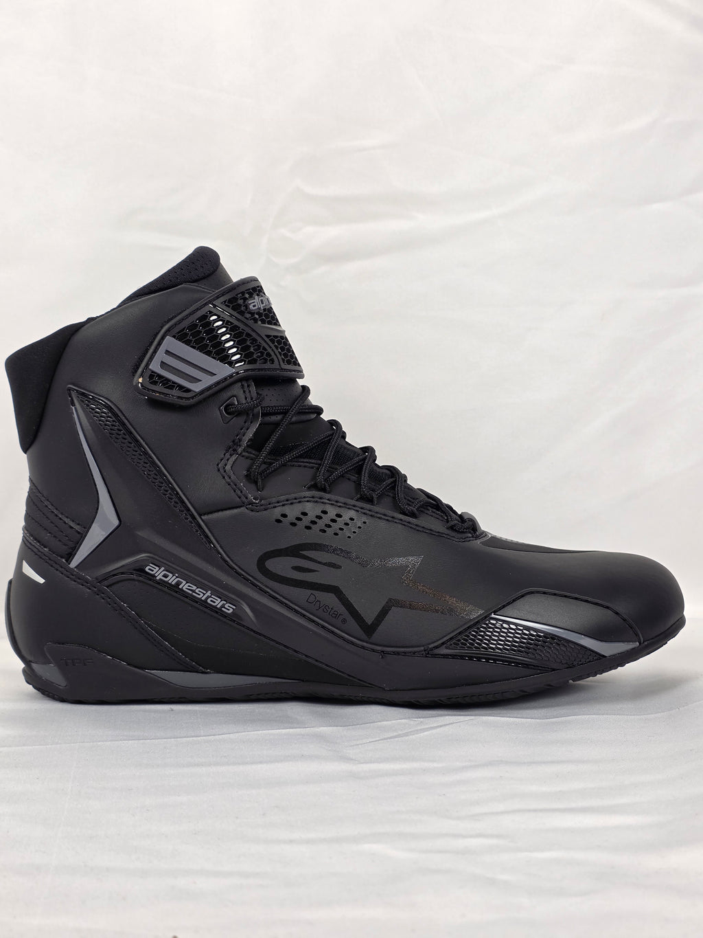 Alpinestars Faster-4 Drystar Schwarz Cool Gray – Außenseite