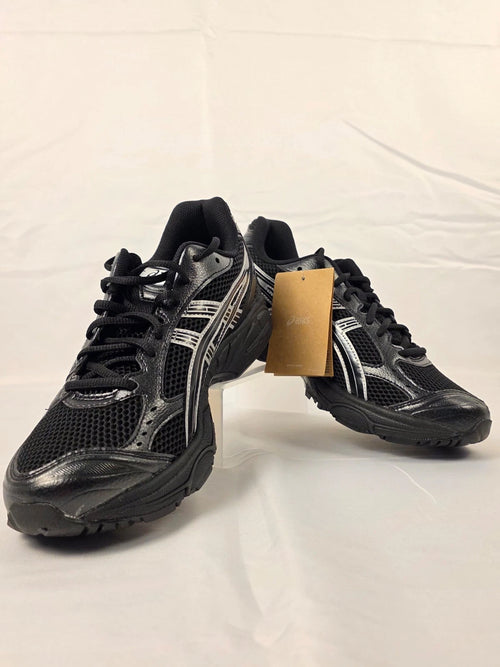 ASICS GEL-KAYANO 14 – Seitenansicht in Schwarz und Silber