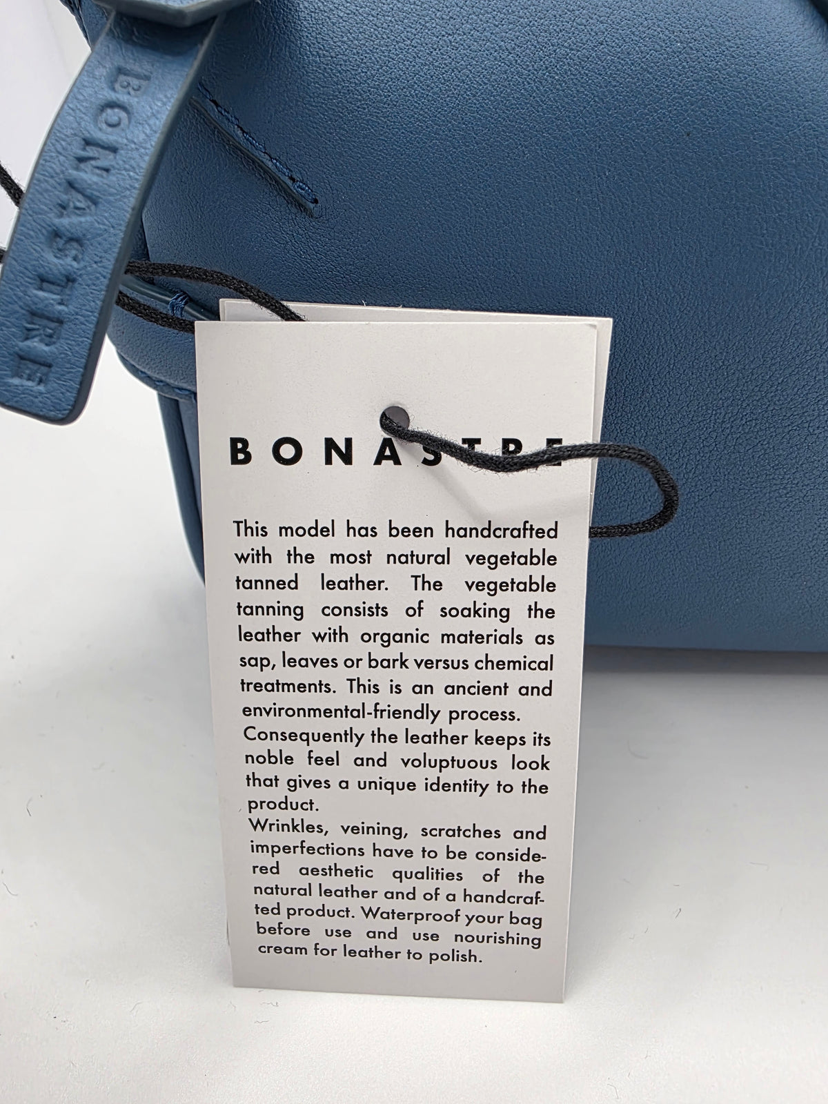 Bonastre Rider XS Pflegehinweise für pflanzlich gegerbtes Leder