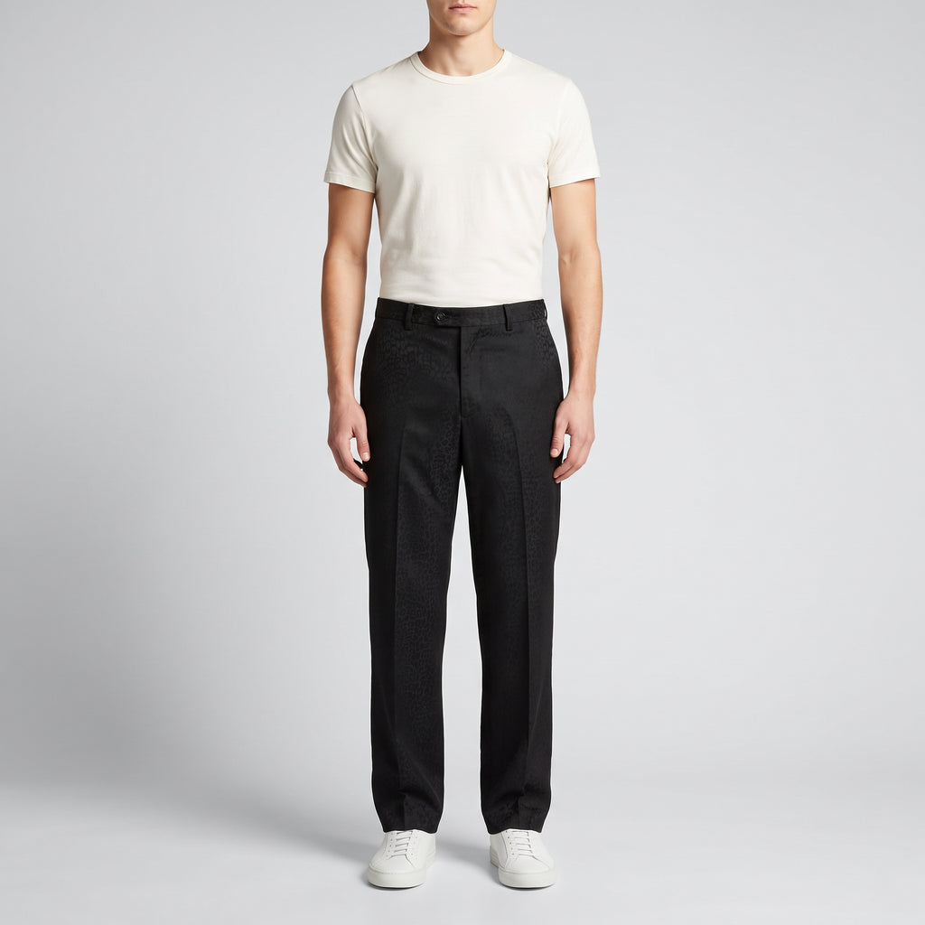 Supreme Leopard Wool Trouser Black SS26P43