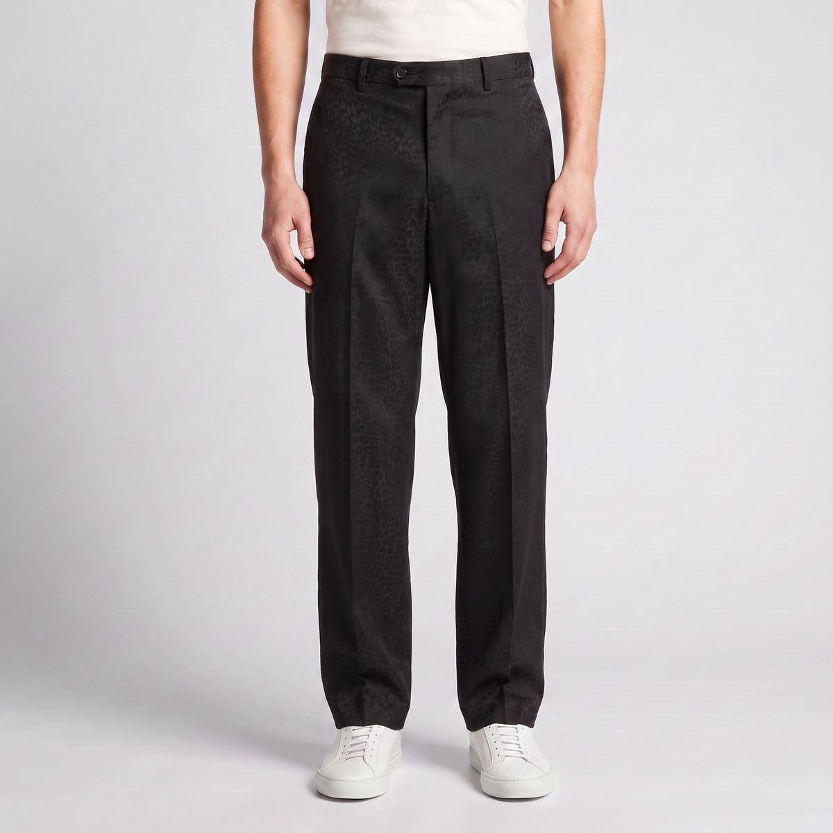 Supreme Leopard Wool Trouser Black SS26P43