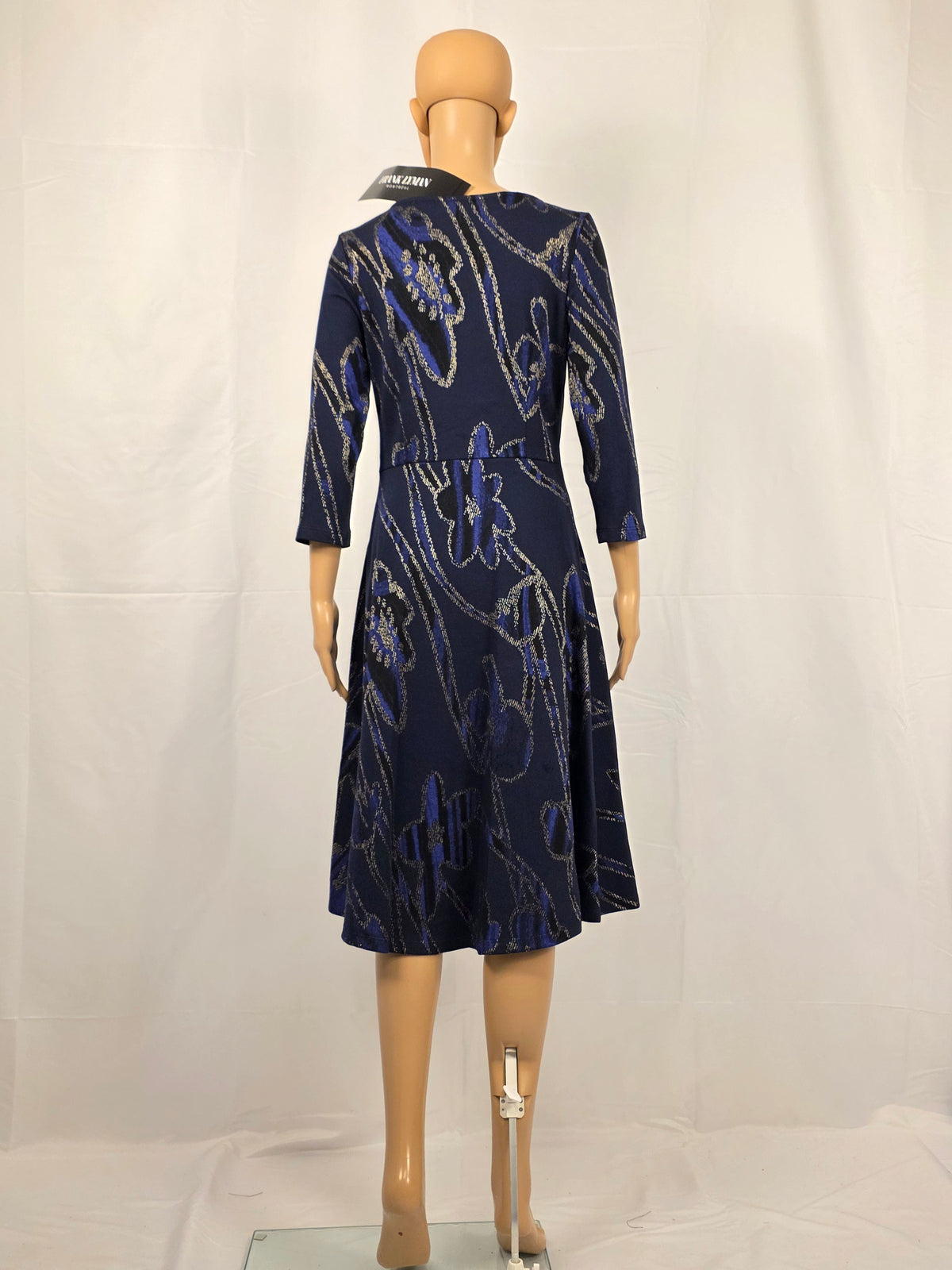 Frank Lyman Kleid 263116 Violet/Gold – originale Rückansicht