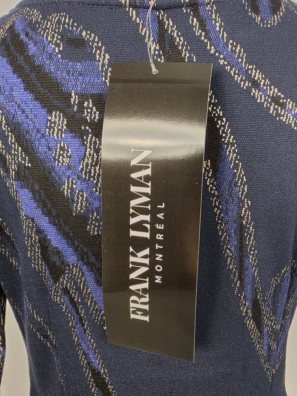 Frank Lyman Kleid 263116 – Originaletikett und floraler Jacquardstoff