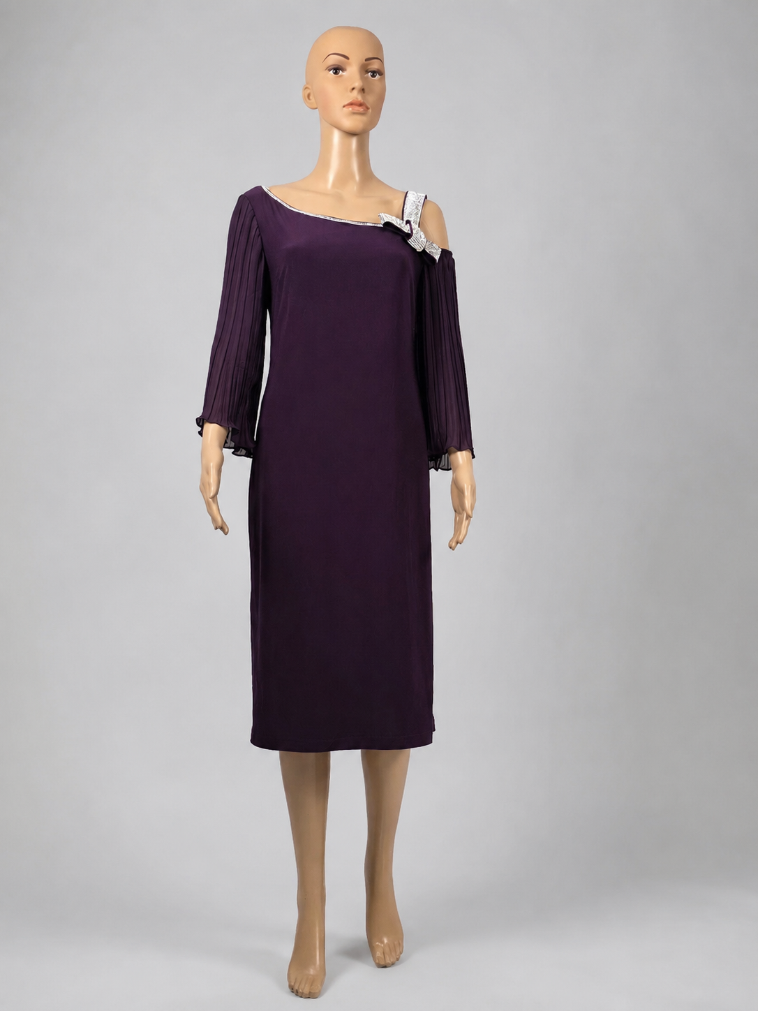 Frank Lyman Abendkleid 269022 in Mulberry, Vorderansicht