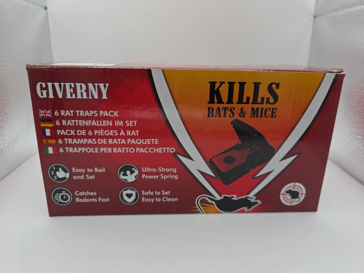 GIVERNY XXL Rattenfallen – Ködermechanismus und starke Feder